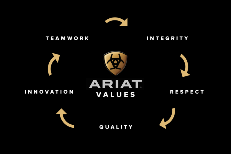 Ariat values graphic